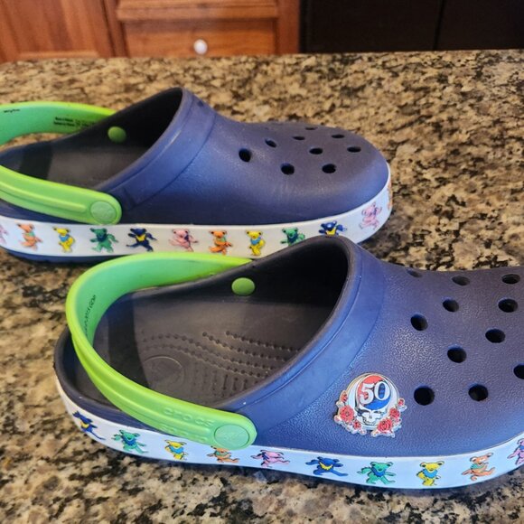 Shoes - Grateful Dead Crocs-Limited Edition 50th Anniversary Crocks Sz Mens 6 / Woman 8